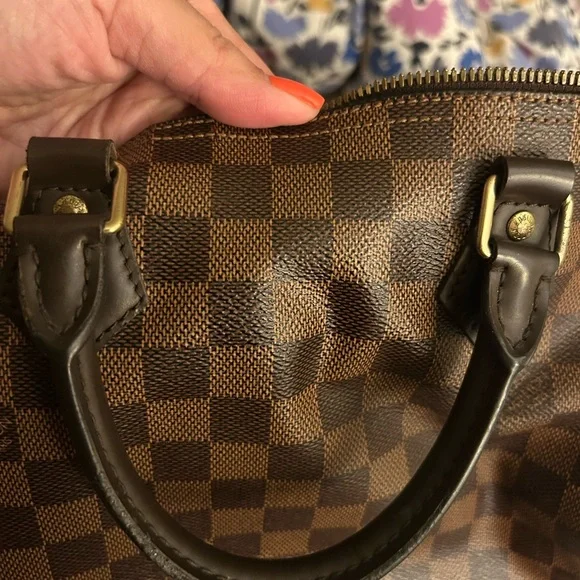 Louis Vuitton Speedy Bandouliere 30 in Damier Ebene - Picture 8 of 16